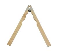 rockible Supporto per anelli in legno, morsetto manuale, dispositivo di fissaggio portatile, strumento per la creazione di gioielli, maniglia per rettifica,