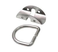 rockible Supporto per bombola Laterale per Immersioni in Acciaio Inossidabile, Portatile, Leggero, sostituibile, Parte di Riparazione, Fissaggio Universale, 1in Opening Loop