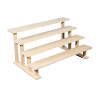 rockible Supporto per espositore in Legno per Cupcake, espositore Decorativo per Figure, Organizer per profumi, Giocattoli, Artigianato, Feste, casa, 4 Livelli 40 Cm