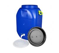 rockible Tanica Rubinetto | Resistente All'invecchiamento e Al Sole, Barile con Doppio Coperchio, Barile a Bocca Larga Coperchio, Stile D