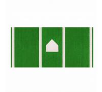 rockible Tappeto da Battuta per Baseball Piatto Antiscivolo, Tappeto da Allenamento con Linee di Confine, Portatile Sintetica Battuta, per Giardino, Battitori