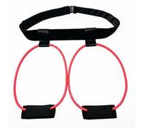 rockible Training Belt Cinturino Rinforzato Elastico per Allenamento Glutei Cosce Gambe con Design Ergonomico E Comfort in Lattice Adatto a Esercizi Fitness Palestra Casa Viaggio, Rosso, 15LB