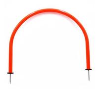 rockible Training Soccer Goal Attrezzo Porta Calcistica Picchetti Integrati Montaggio Semplice E Rapido Struttura in PVC Durevole Adatto a Tornei Allenamento Parco