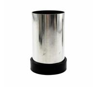 rockible Tubo Metallico con Base in Gomma | Riutilizzabile, Stampo Cilindrico per Gioielleria, Resistente Al, recipiente di Fusione, Laboratorio gioielliere, 50MM