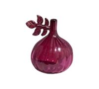 rockible Vaso per fiori, diffusore in vetro vuoto, accessorio per fragranze, vaso per piante idroponiche, decorativo per frutta, per fattoria, Fico 10.5x7cm