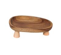 rockible Vassoio rialzato in Legno, Porta Profumo, Piatto, piedistallo, espositore per Gioielli, per, Compleanno, lavandino, Bottiglie, 16 Cm X 12.5 Cm X 5
