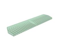 rockible Vassoio Scolapiatti in Silicone Flessibile Sottile Tappetino Scolapiatti in Silicone Resistente Al Stuoia per Bagno, Verde Chiaro