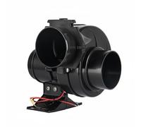 rockible Ventilatore Dc Ventilazione Ventilatore Scarico Ventola Condotta Motore Rame Durevole Funzione Silenziosa Adatto per Ambienti Chiusi Cabine Marine, 12V SFBB1-130-01