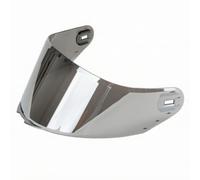 rockible Visiera di Ricambio per Casco da Modello 902 HS 129 con Superficie AntiGraffio E Forma Curva Completa per Sostituire La Visiera Originale Adatta per, Placcato Argento
