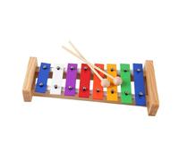 rockible Xilofono Glockenspiel a 8 note per bambini Strumento a percussione portatile Montessori per sessioni familiari Concerti all'aperto, piccolo