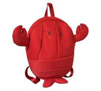 rockible Zaino alla moda, borsa a tracolla per bambini, ragazzi, ragazze, adolescenti, scuola, Red L