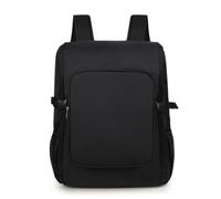 rockible Zaino con Cerniera Robusto Professionale, Zaino Multitasche, Capiente, per Serzi di Pulizia, addetta pulizie, Nero, Singola