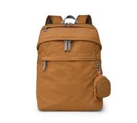 rockible Zaino Donna Portaoggetti Borsa Zainetto Sacca Pratica con Supporto a Spalla Imbottito E Manico in Poliestere con Tasca Frontale E Laterale a Zip, Array, Caffè