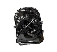 rockible Zaino in PVC Borsa portaoggetti Grande capacità Pratico regalo Zaino scolastico portatile Zaino per campeggio Lavoro Escursionismo all'aperto Adulti, Nero