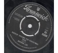 ROCKIN' AROUND THE CHRISTMAS TREE 7" (45) UK BRUNSWICK 1962