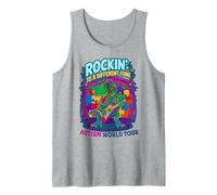 Rockin' Autism Rockin' A Diverso Rock Tune papà Canotta