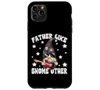 Rockin Dad For Bass Guitar Player Funny Fathers Day Gnome Custodia per iPhone 11 Pro Max