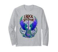 Rockin' I ROCK THE SPECTRUM Autismo Madre Forza Autistica Maglia a Manica