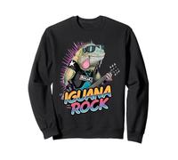 Rockin' Iguana, fantastico rettile punk che suona la Felpa