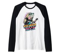 Rockin' Iguana, fantastico rettile punk che suona la Maglia con Maniche Raglan
