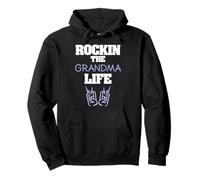 Rockin La Nonna Vita Nonna Nana Famiglia Felpa con Cappuccio