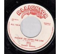 ROCKIN' ON DOWN THE LINE 7 INCH (7" VINYL 45) UK ALLIGATOR 1978