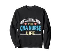 Rockin The CNA Nurse Life Assistente Infermieristico Felpa