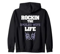 Rockin The Spoiled Wife Life Spoiled Wife Felpa con Cappuccio