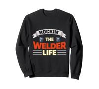 Rockin The Welder Life Welding Job Pride Felpa