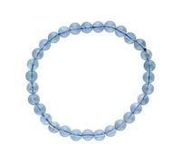 ROCKING GIFTS Bracciale Fluorite Blu 6 mm
