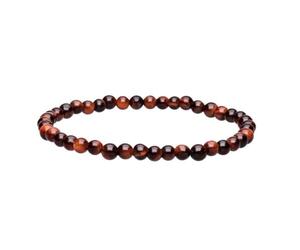 ROCKING GIFTS Bracciale Occhio di Bue 4 mm: perle naturali di protezione, equilibrio e armonia