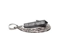 ROCKING GIFTS Ciondolo Shungit Shungita, Shungite Originale Minerali e Cristalli, Bellezza energetica, Meditazione, Amuleti Spirituali