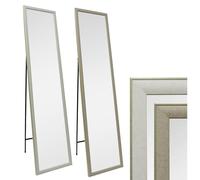 ROCKING GIFTS Specchio da terra completo 35 x 155 cm x 2 colori PVC Riflesso chiaro decorativo altezza regolabile