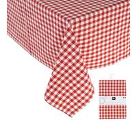 ROCKING GIFTS Tovaglia 145 x 145 cm Rosso Poliestere Rettangolare Tavolo Da Pranzo Cucina