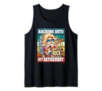 Rocking Into My Retirement Saying For Rocker Biker Gnome Dad Canotta