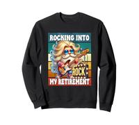 Rocking Into My Retirement Saying For Rocker Biker Gnome Dad Felpa