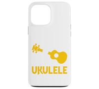 Rocking L'ukulele Chitarra Acustico Hawaiano Uke Musicista Custodia per iPhone 13 Pro Max