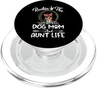 Rocking The Dog Mom and Aunt Life Australian Kelpie Dog PopSockets PopGrip per MagSafe