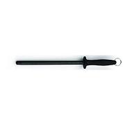 Rockingham Forge - Asta affilatrice in ceramica nera con manico in plastica, 28 cm
