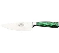 Rockingham Forge Coltello da chef Sunrise Collection 6", acciaio inossidabile con manici in resina, verde smeraldo