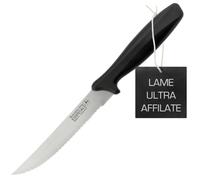 Rockingham Forge Coltello multiuso seghettato 12,5 cm - Coltelli da cucina leggeri e affilati in acciaio inossidabile con manico nero