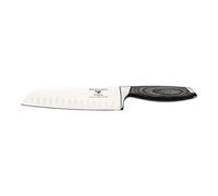 Rockingham Forge Coltello Santoku, Serie 259, 7 pollici, lama in acciaio inossidabile, impugnatura ergonomica, coltello multiuso, RF-2595