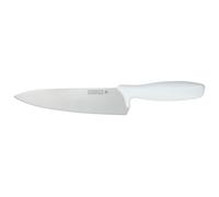Rockingham Forge Essentials Coltello da chef con manico bianco da 20 cm per prodotti da forno e latticini - Coltelli per l'igiene alimentare & alimenti allergenici, acciaio inossidabile