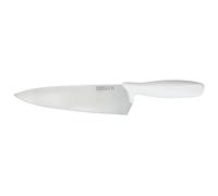 Rockingham Forge Essentials Coltello da chef con manico bianco da 24 cm per prodotti da forno e latticini - Coltelli per l'igiene alimentare & alimenti allergenici in acciaio inossidabile