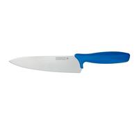 Rockingham Forge Essentials Coltello da chef con manico blu da 20 cm per pesce crudo - Coltelli con codice colore per l'igiene alimentare & alimenti allergenici in acciaio inossidabile