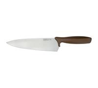 Rockingham Forge Essentials Coltello da chef con manico marrone da 24 cm per verdure - Coltelli con codice colore per l'igiene alimentare & alimenti allergenici in acciaio inossidabile