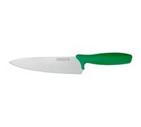 Rockingham Forge Essentials Coltello da chef con manico verde da 20 cm per insalata e frutta - Coltelli con codice colore per l'igiene alimentare & alimenti allergenici in acciaio inossidabile