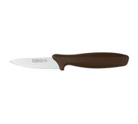 Rockingham Forge Essentials Coltello da cucina con manico marrone da 9 cm per verdure - Coltelli con codice colore per l'igiene alimentare & alimenti allergenici in acciaio inossidabile