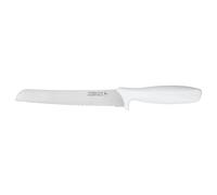 Rockingham Forge Essentials Coltello da pane con manico bianco da 20 cm per prodotti da forno e latticini - Coltelli per l'igiene alimentare & alimenti allergenici in acciaio inossidabile