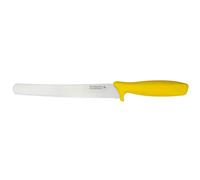 Rockingham Forge Essentials Coltello da pane con manico giallo da 24 cm per carni cotte - Coltelli con codice colore per l'igiene alimentare & alimenti allergenici in acciaio inossidabile